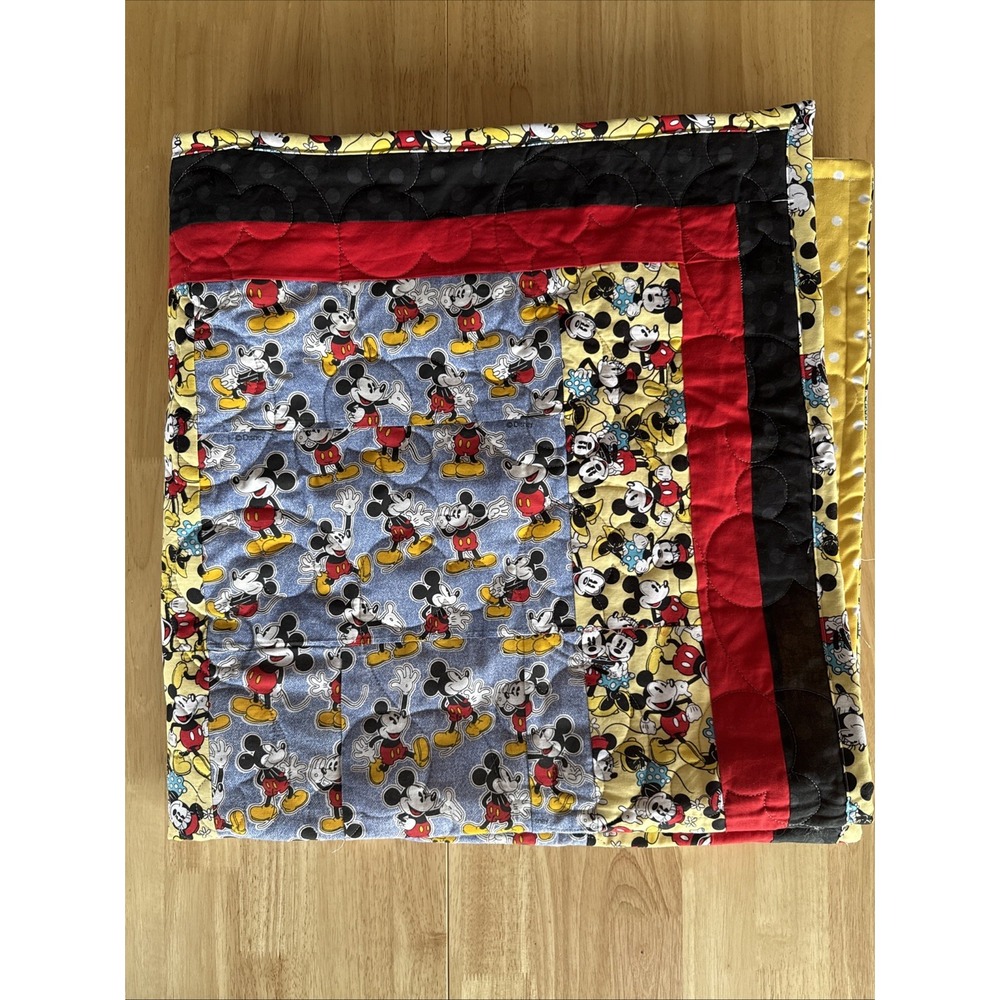 Disney‎ Mickey Mouse Quilt Baby Mickey Minnie Mouse 45x45